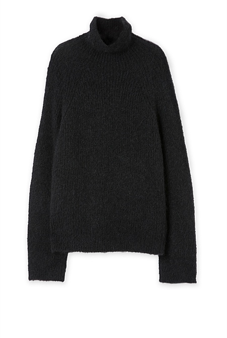 Mohair Rib Knit - Knitwear | Country Road