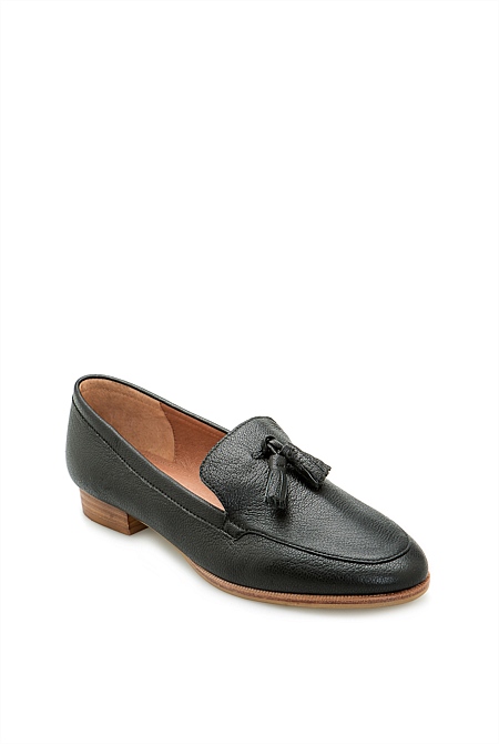 Black Lala Loafer - Flats | Country Road