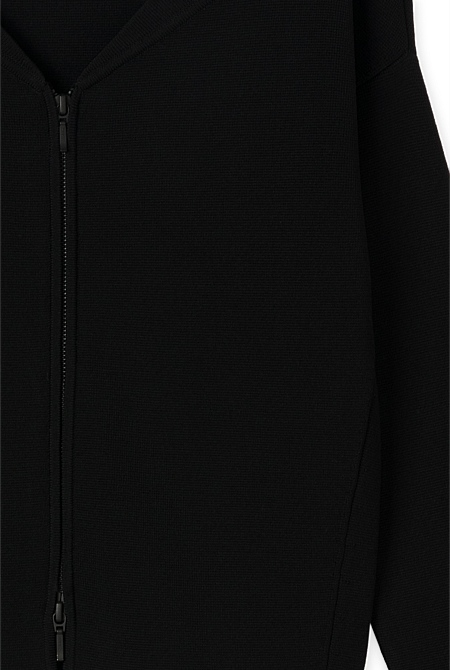 Black Off Shoulder Milano Jacket - Jackets & Coats | Country Road