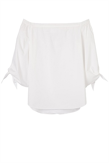 White Bandeau Shirt - Shirts | Country Road