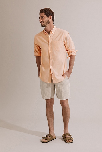 countryroad.com.au | Regular Fit Washed Button Down Oxford Shirt