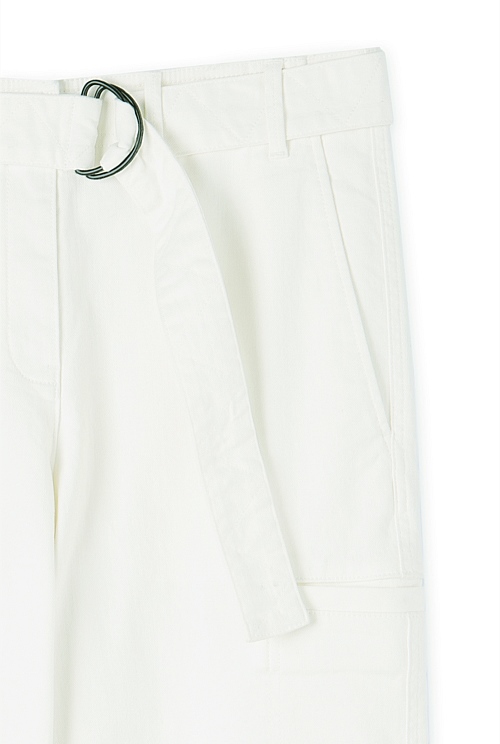 Milk White Drill Pant - Pants | Country Road