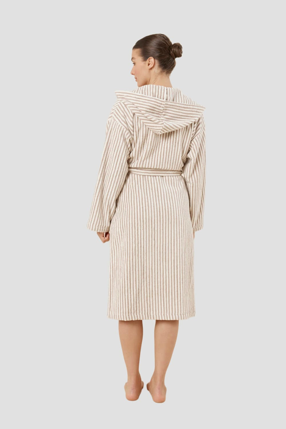 Adriana Terry Towel Robe - Natural - image 4