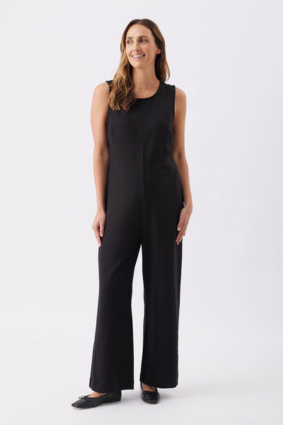 Leni Nursing Jumpsuit - Black - image 1