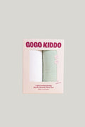 Light And Breathable Muslin Swaddle Duo - Ivory/sage - Ivory - image 1