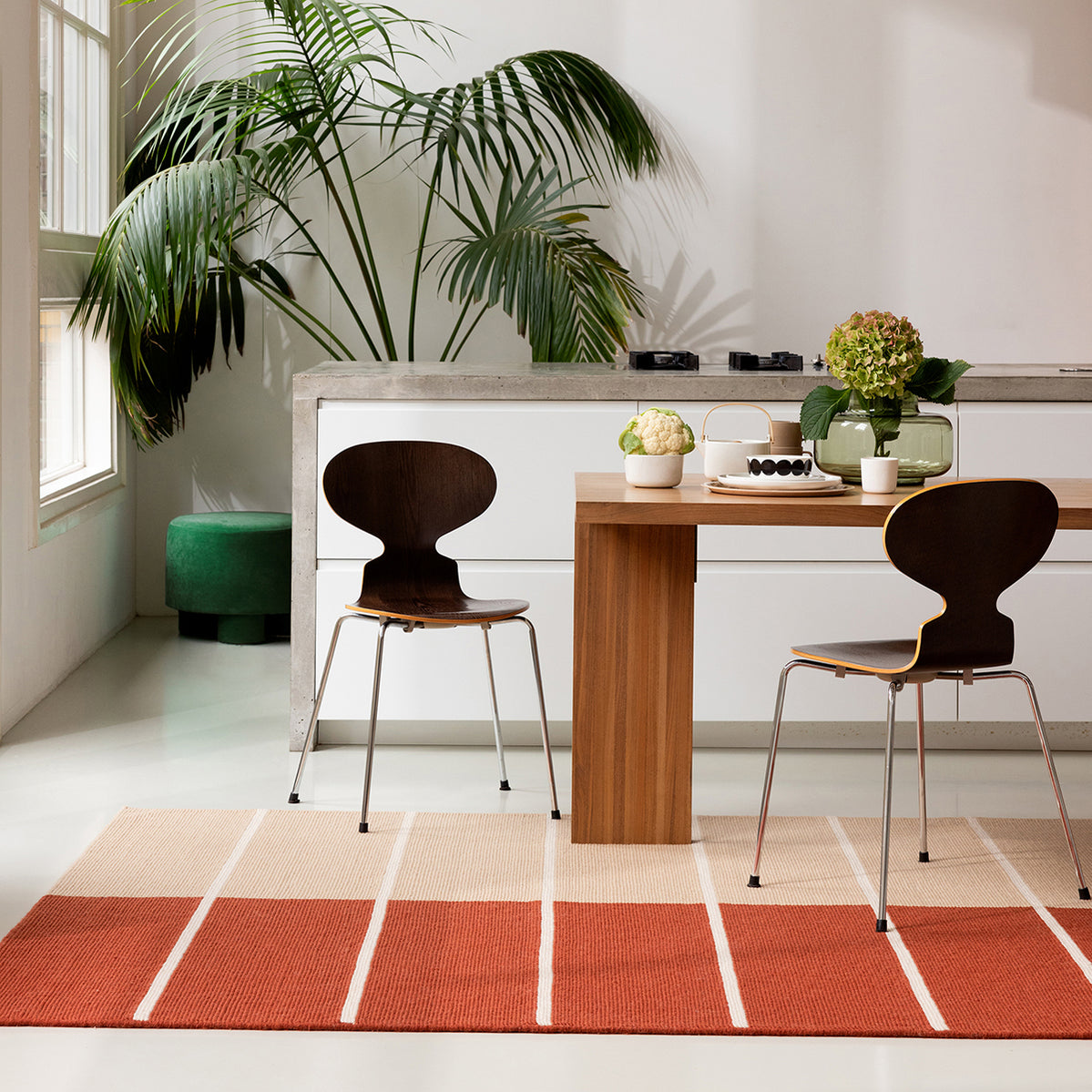 Tiibet Burnt Orange Rug 200x140cm - Burnt Rust - image 2
