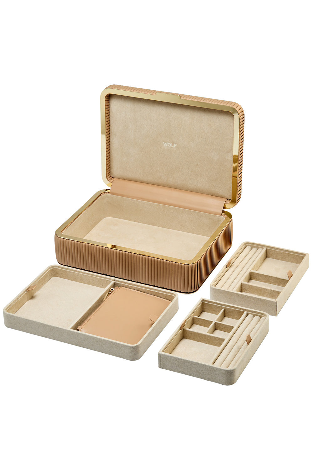 Bella Medium Jewellery Box Mocha - Mocha - image 2