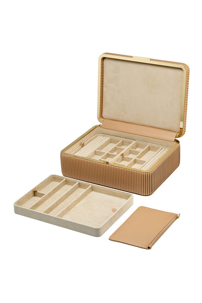 Bella Large Jewellery Box Mocha - Mocha - image 3