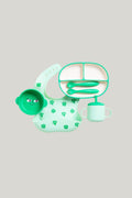 Fun Firsts Feeding Set Silicone - Green - image 1