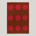 Habitat Festival Dots Red Outdoor Rug 230x160cm - Burnt Rust - image 1