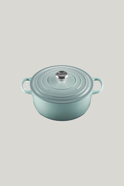 Signature Cast Iron Round Casserole 26cm - Sea Salt - image 1