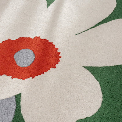 Unikko 60th Anniversary Green Rug 200x140cm - Mid Green - image 3