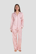 Susanna Cotton Long Pj Set - Pink - image 1
