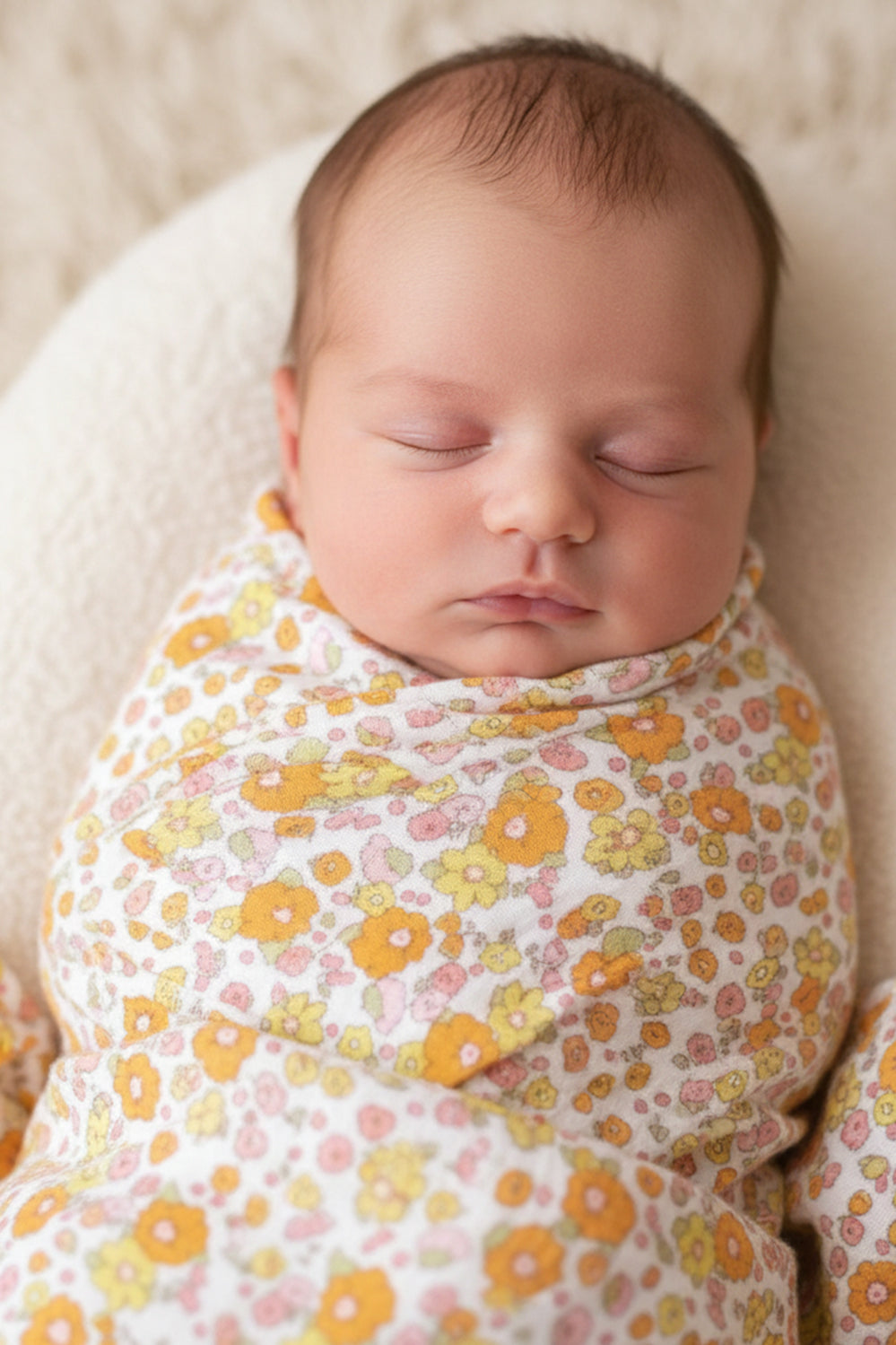 Muslin Swaddle - Yellow - image 2