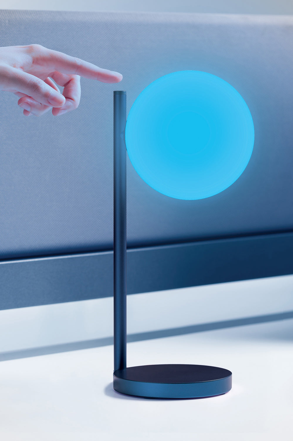 Bubble Desk Lamp With Built-in Wireless Charger - Blue - Blue - image 4
