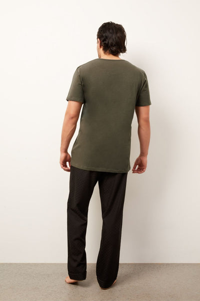 Sable T-Shirt & Long Pants - Black Olive - image 3