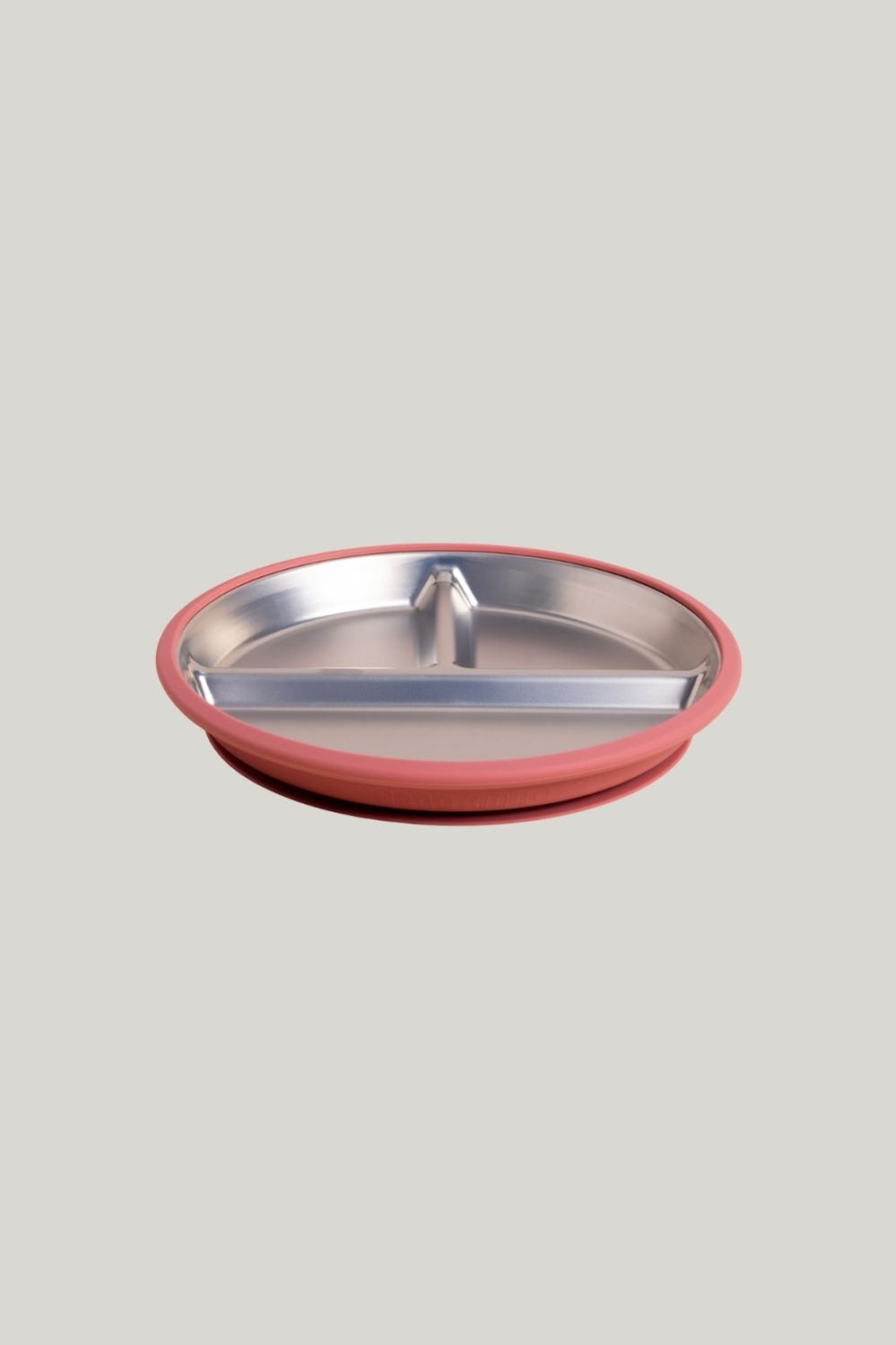 Fun Firsts Stainless Steel Plate With Silicone Sleeve - Terracotta - image 1