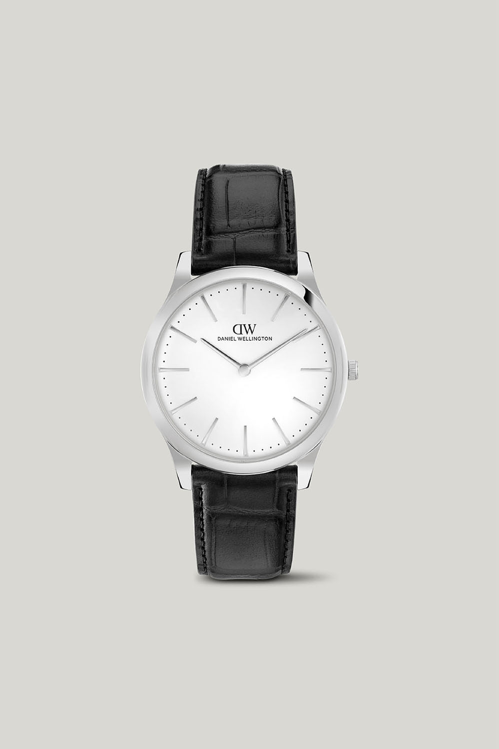 Pathfinder Black-croc Frost-white Silver Watch - Silver - image 1