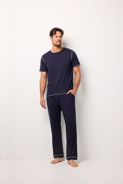 Nox T-Shirt & Long Pants - French Navy - image 1