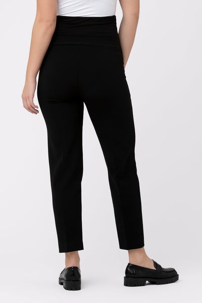 Alexa Classic Crop Maternity Pant - Black - image 4