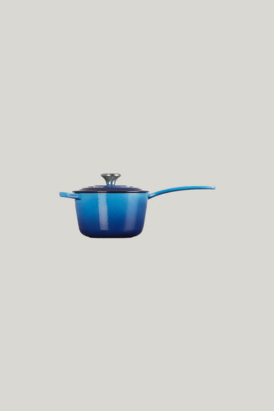 Signature Cast Iron Saucepan 16cm - Azure Blue - image 2