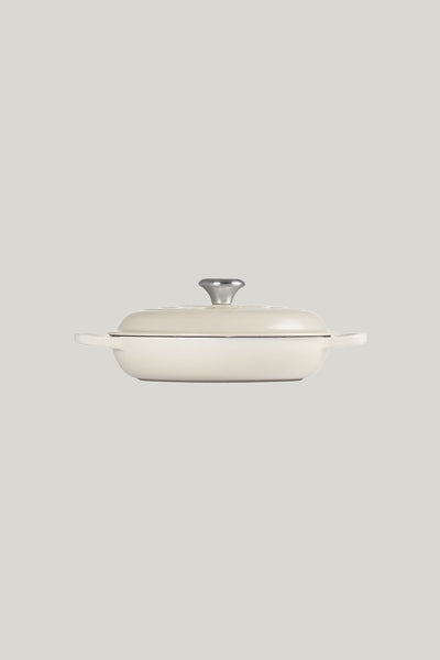 Signature Cast Iron Shallow Casserole 26cm - Meringue - image 2