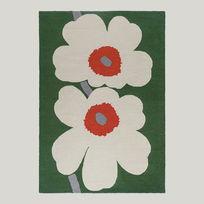 Unikko 60th Anniversary Green Rug 230x160cm - Mid Green - image 1