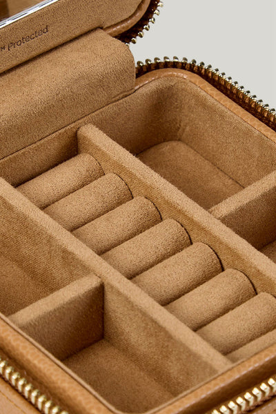 Lauren Zip Travel Case Caramel - Caramel - image 4