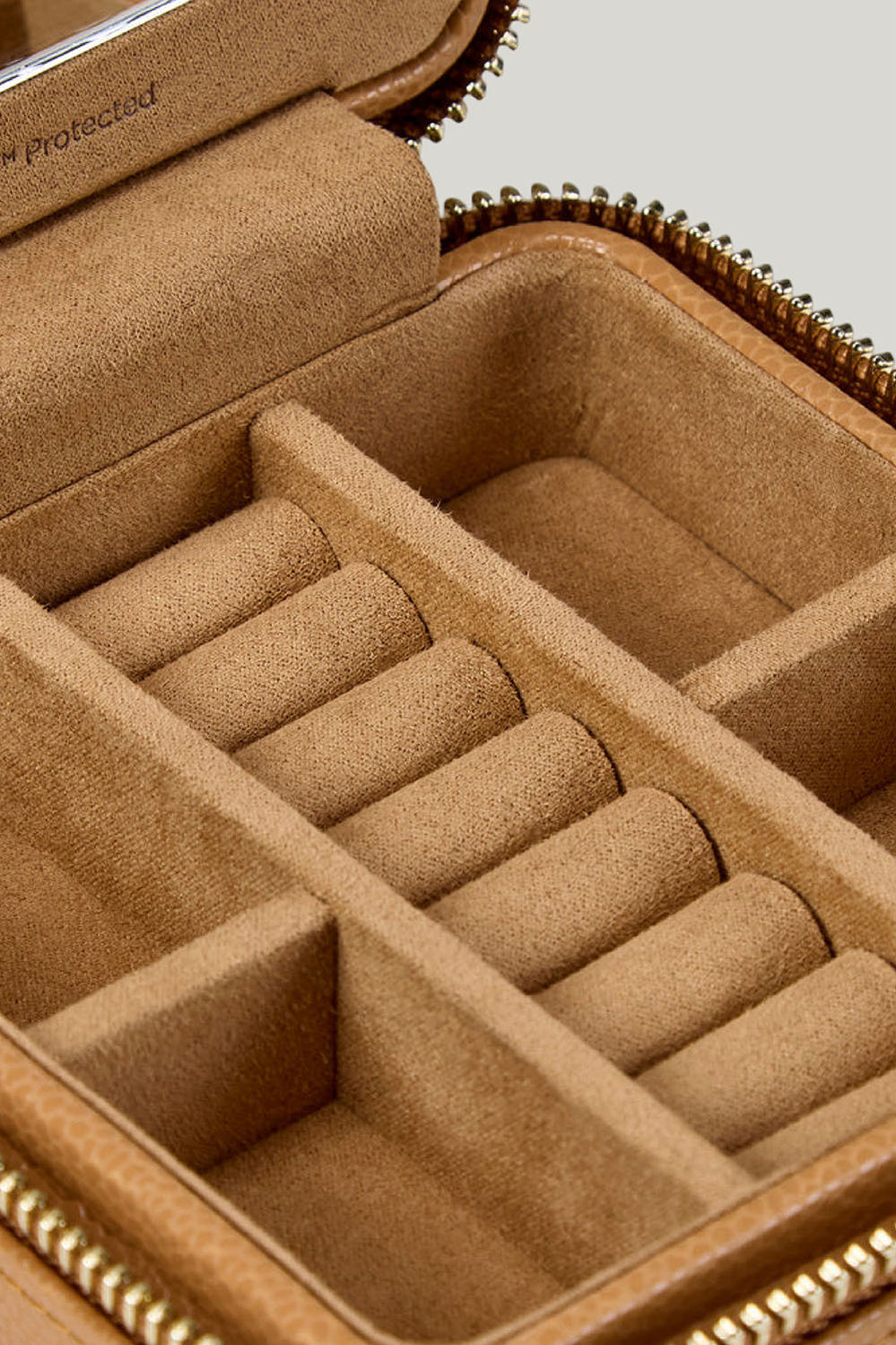 Lauren Zip Travel Case Caramel - Caramel - image 4