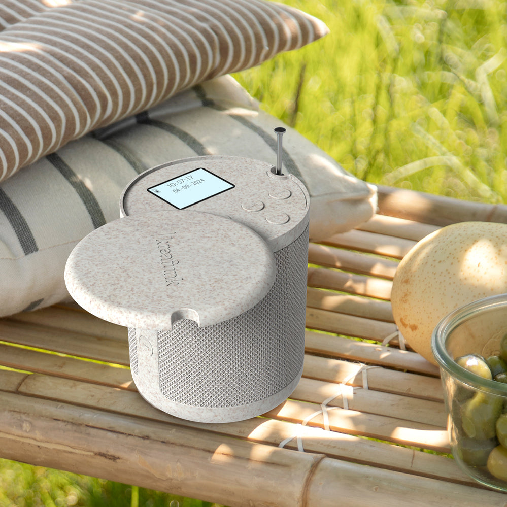 Dabbie Dab+ Fm Radio And Bluetooth Speaker - Wheat - Beige - image 4