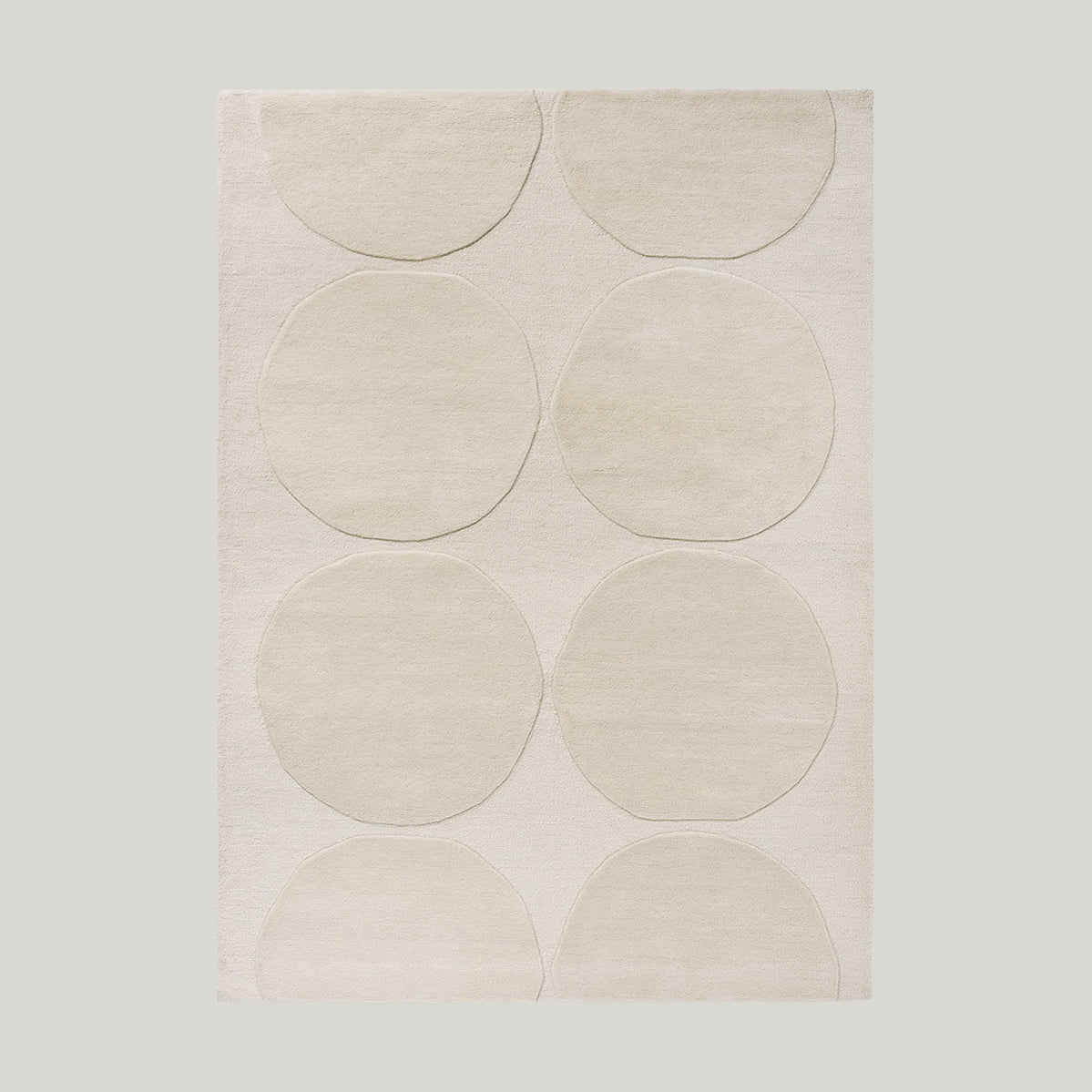 Isot Kivet Natural White Rug 280x200cm - Cream - image 1