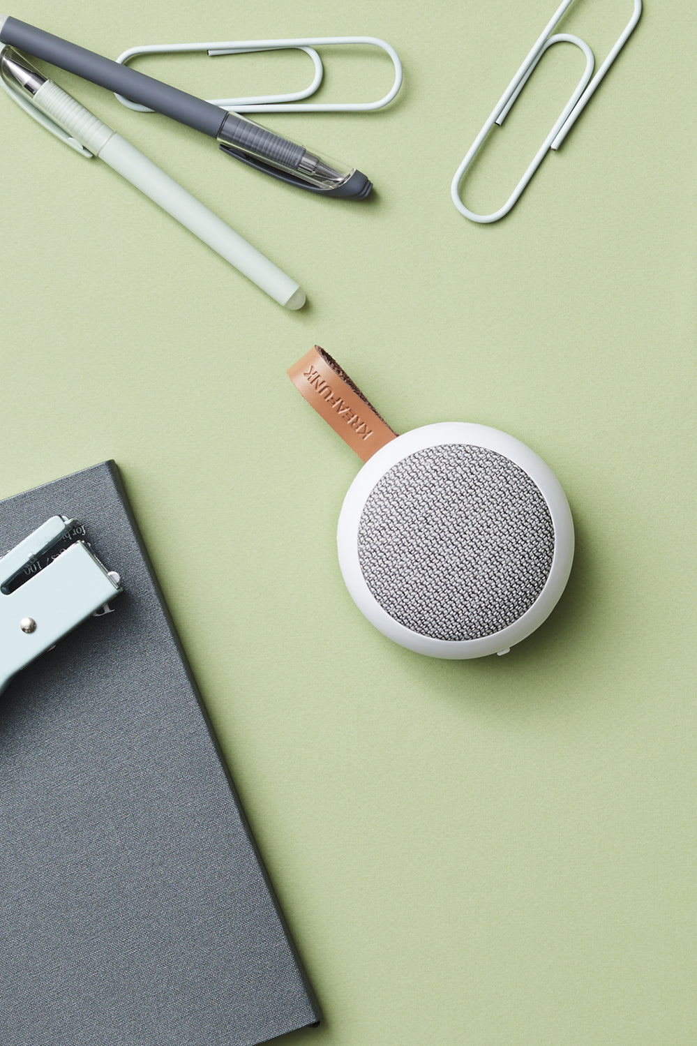 Ago 2 Fabric Bluetooth Speaker - White - White - image 4