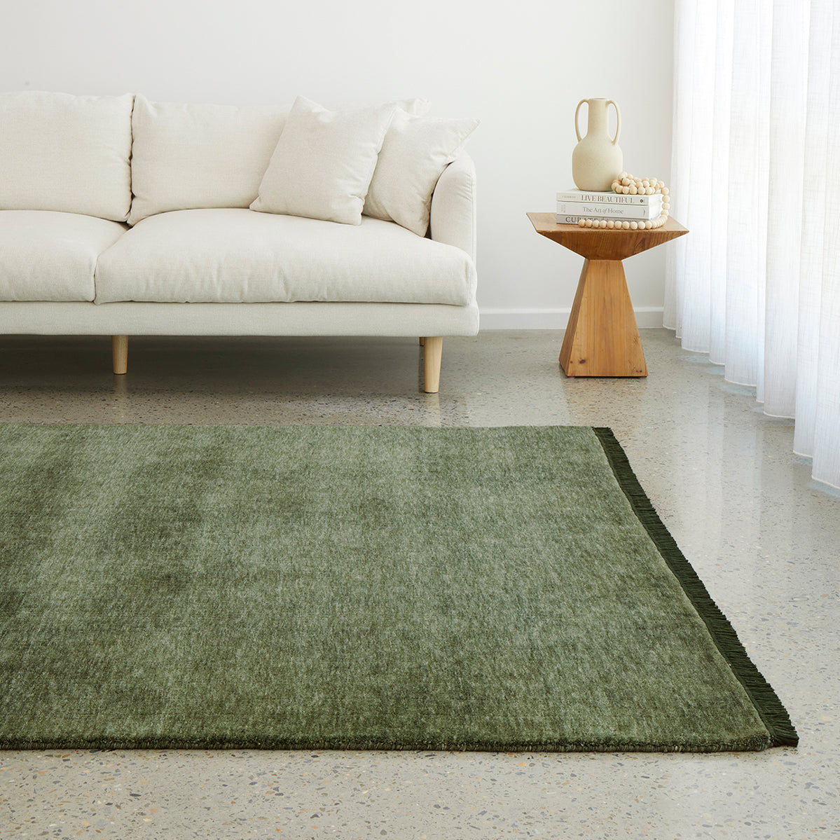 Kinship Forest Green Rug 330x240cm - Olive - image 3