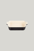 Stoneware Heritage Rectangular Dish 26cm - Matte Black - image 1