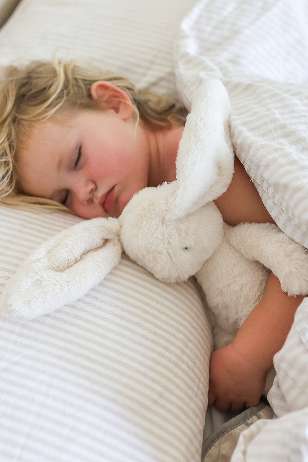 Darcey Plush Baby Bunny - Ivory - image 4