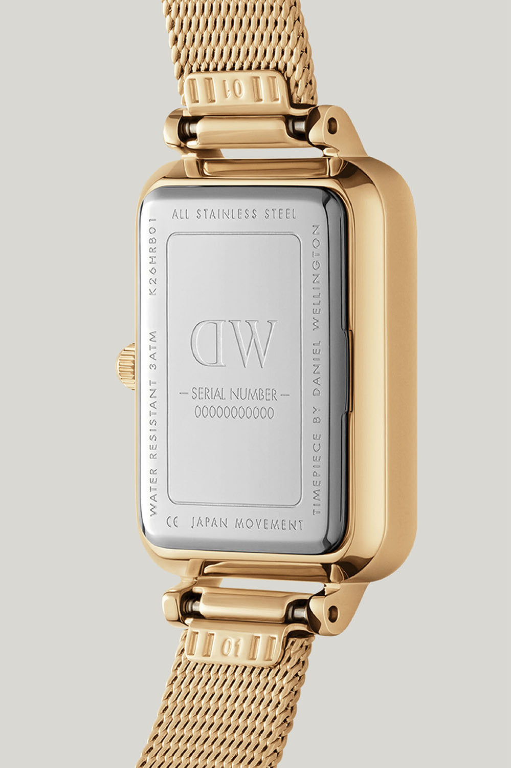 Quadro 20x26 Unitone Gold Watch - Gold - image 4