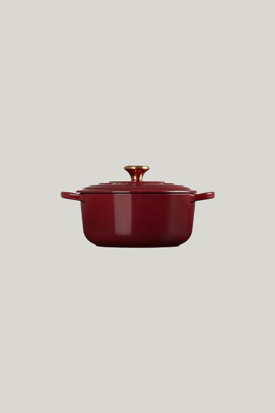 Signature Cast Iron Round Casserole 20cm - Garnet - image 2