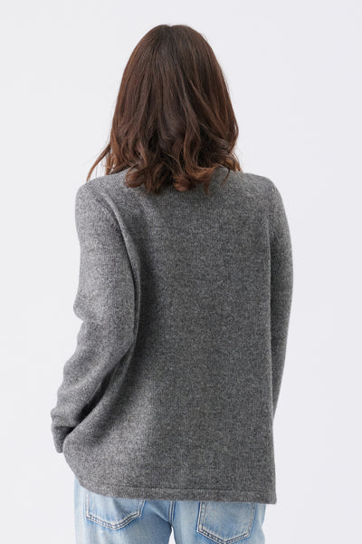 Addison Nursing Knit - Charcoal - image 4