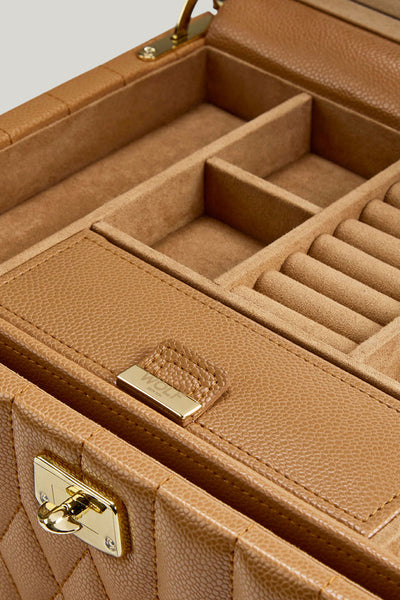 Lauren Medium Jewellery Box Caramel - Caramel - image 4