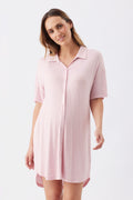 Dreamy Maternity Night Shirt - Pink - image 1