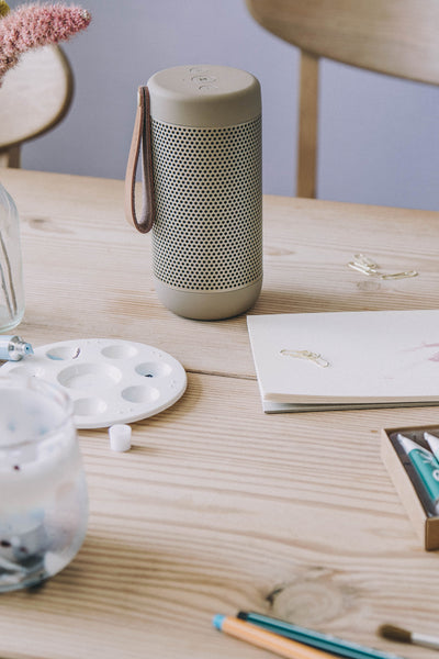 Acoustic Bluetooth Speaker - Ivory Sand - Beige - image 3