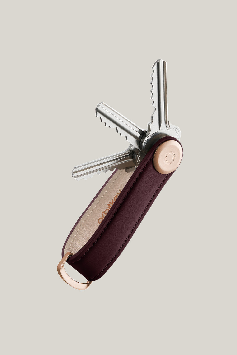 Leather Key Organiser - WINE - image 1