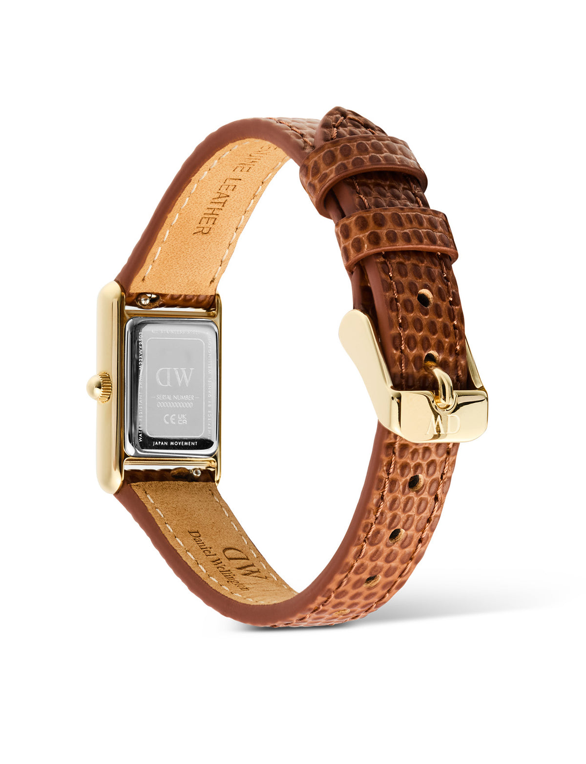 Bound Mini Brown Leather & Gold Watch - Gold - image 4