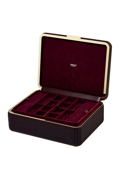 Bella Large Jewellery Box Bordeaux - Burgundy - image 1
