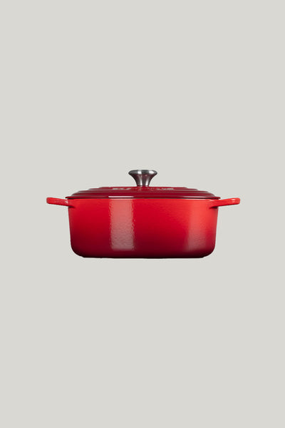 Signature Cast Iron Oval Casserole 29cm - Cerise - image 2