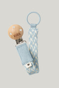 Pacifier Clip - Baby Blue/ivory - Baby Blue - image 1