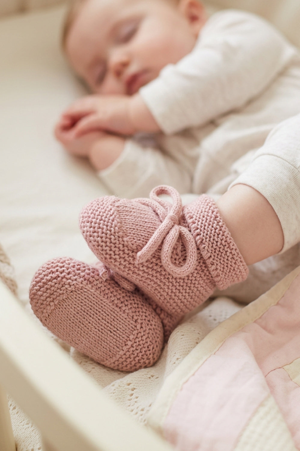 Baby Booties - Pink - image 3
