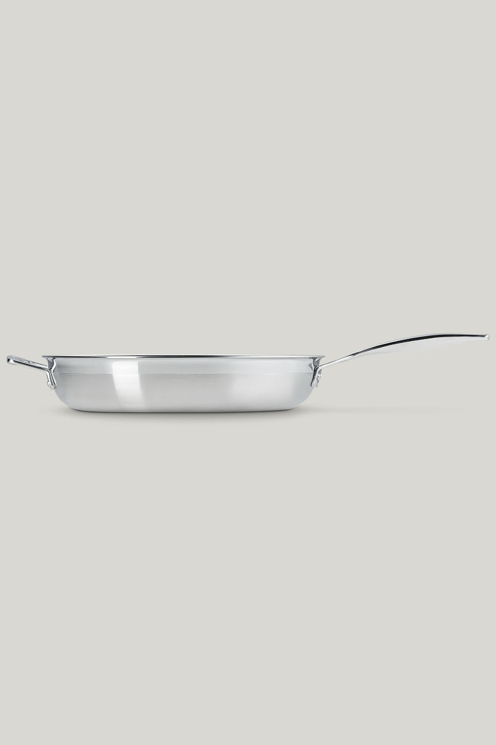 3ply Stainless Steel Uncoated Frying Pan 32cm - Stainless Steel - image 2