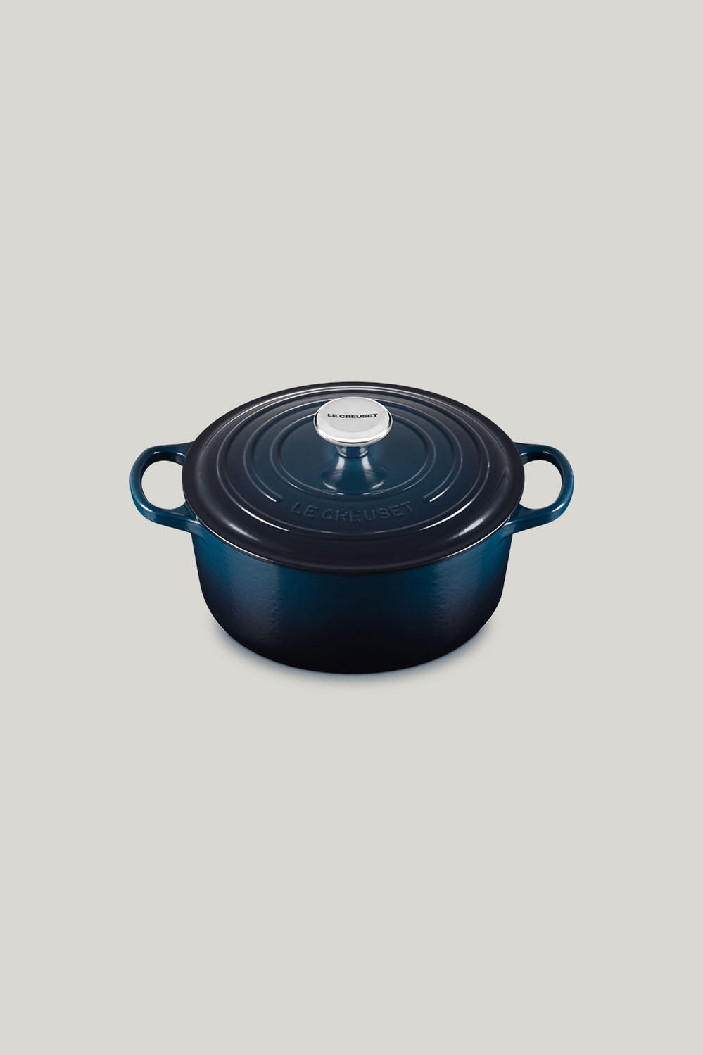 Signature Cast Iron Round Casserole 20cm - Nuit - image 1