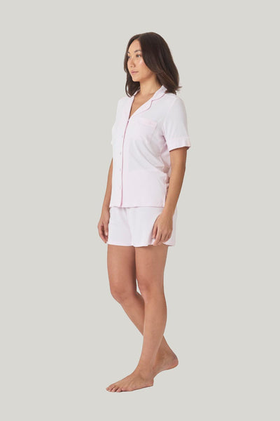 Matilda Bamboo Short Pj - Pink - image 2